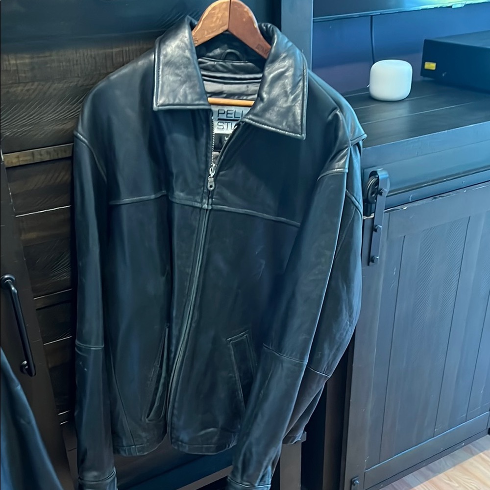 Pelle Studio Black Leather Jacket- Slighty Worn